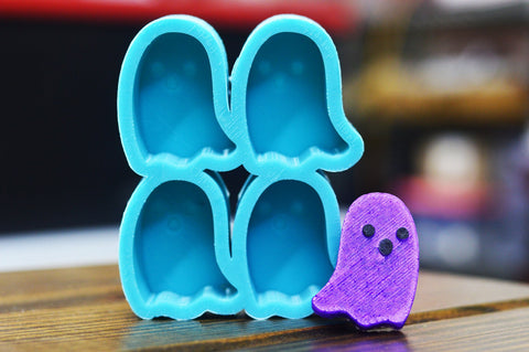 Multi-Ghost Vent Clip Freshie Mold - Cada Molds