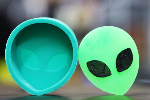 Alien Head Freshie Mold - Cada Molds