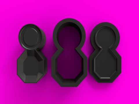 Amulet Bath Bomb Mold STL Download - Cada Molds