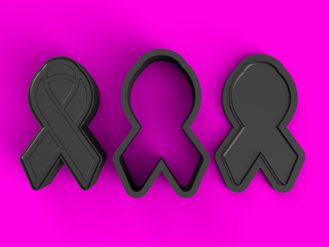 Awareness Ribbon Bomb Mold STL Download - Cada Molds
