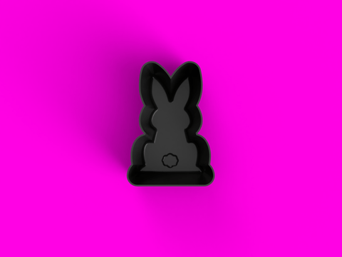 Bunny Back Hybrid Bath Bomb Mold STL Download - Cada Molds