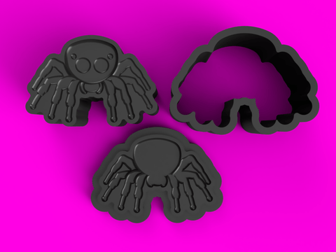 Cute Spider Bath Bomb Mold STL Download - Cada Molds