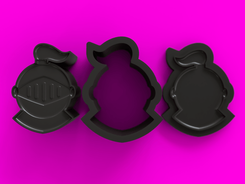 Knight Helmet Bath Bomb Mold STL Download - Cada Molds
