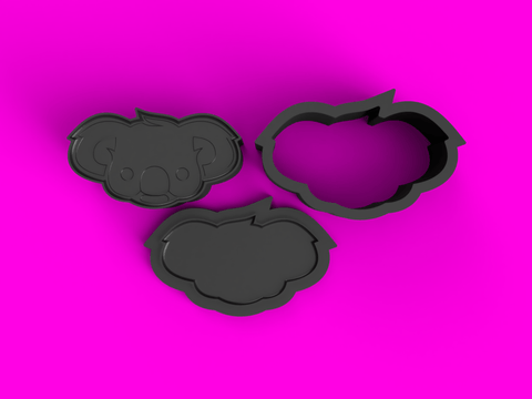 Koala Bomb Mold STL Download - Cada Molds