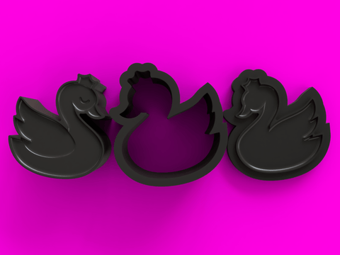 Princess Swan Bath Bomb Mold STL Download - Cada Molds