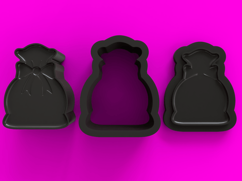 Santa Bag Bomb Mold STL Download - Cada Molds