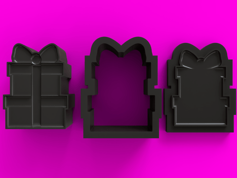 Stacked Presents Bomb Mold STL Download - Cada Molds