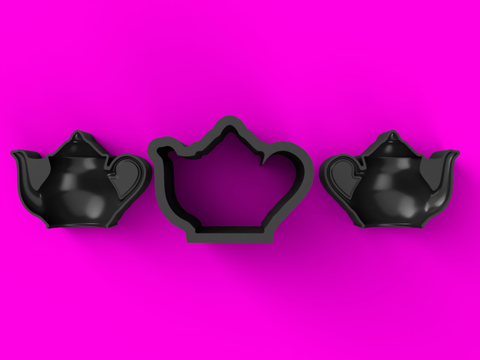 Tea Pot Bath Bomb Mold STL Download - Cada Molds