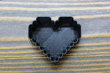 Hybrid Pixel Heart Bath Bomb Mold